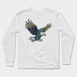 Vintage Philadelphia Eagles Landing Long Sleeve T-Shirt